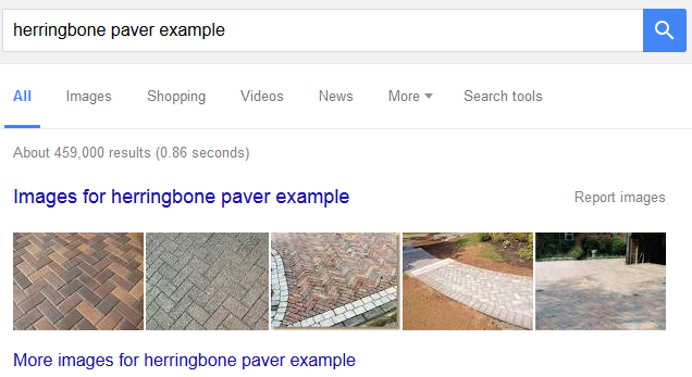 herringbone paver google photos