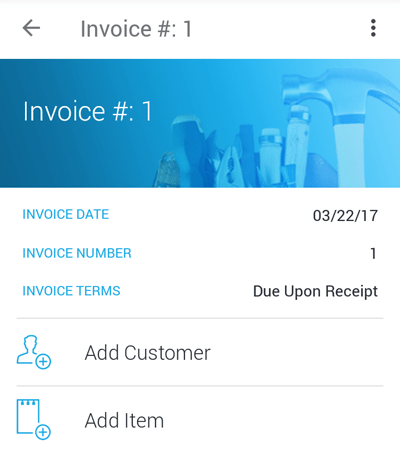 JobFLEX invoice app