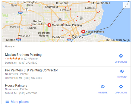 detroit painting contractors serp